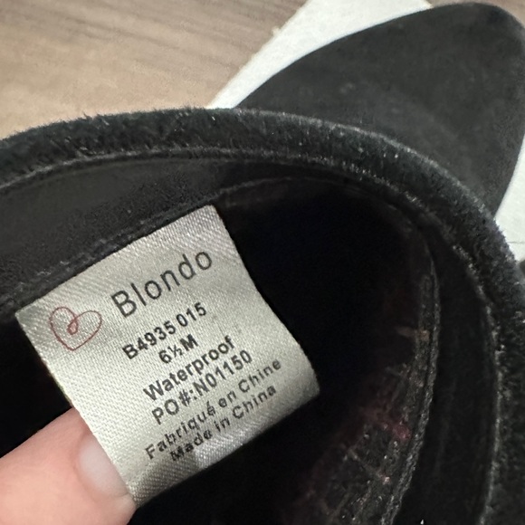 Blondo USA waterproof bootie 6.5 black - Picture 7 of 7